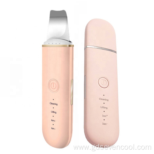 Portable Private Logo Facial Ultrasonic Skin Scrubber